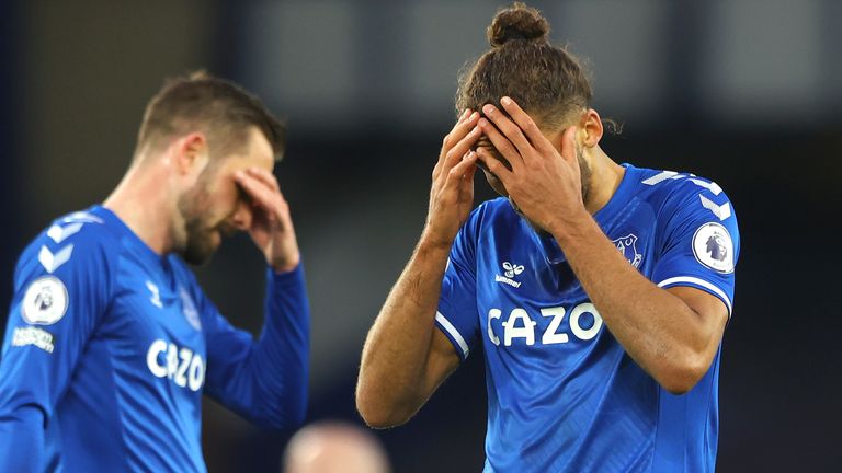 Pl vuruşları ve ıskaları 11 everton were beaten for an eighth time at goodison park this season