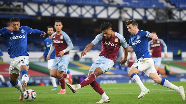 Pl vuruşları ve ıskaları 10 ollie watkins scores against everton at goodison park
