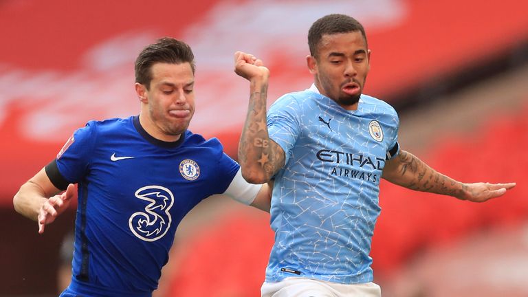 <p>chelsea'nin dayanışması 'joys tuchel 5 gabriel jesus'un eklenmesi, man city tarafındaki sekiz değişiklikten biriydi