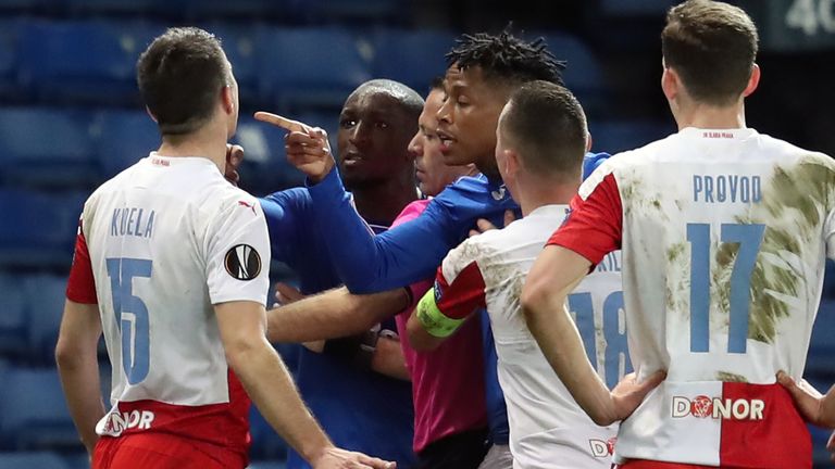 Çek bakanı patlattı 4 ondrej kudela (l) is expected to be questioned over accusations of racist abuse against glen kamara