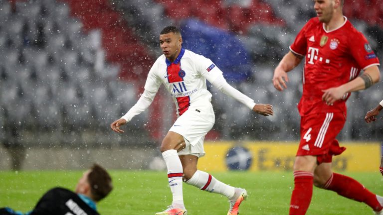 Poch: oyuncular feda edildi | mbappe: poch bize güven verdi 4 kylian mbappe fired psg ahead with less than three minutes played at the allianz arena