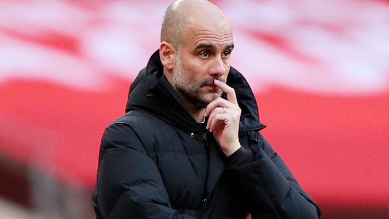 De bruyne, ayak bileğinden sakatlanan villa gezisini kaçıracak 2 pep guardiola during fa cup semi-final defeat to chelsea at wembley on april 17