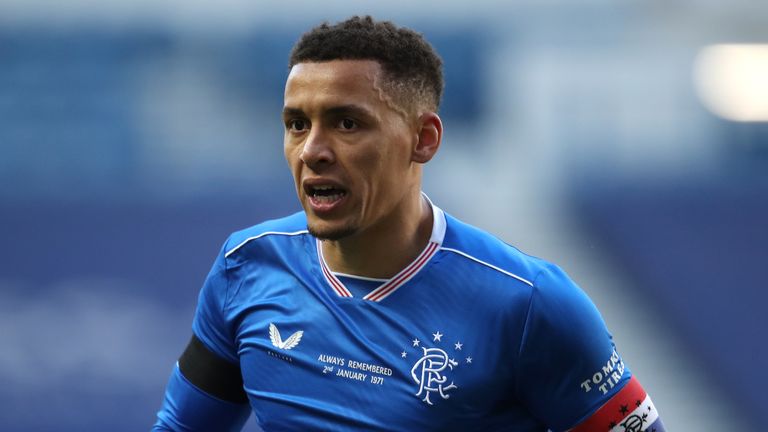 Şimdiye kadar sezonun i̇skoç premiership takımı 3 rangers captain james tavernier was one of four club representatives at the sfa summit